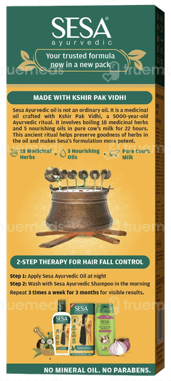 Sesa New Ayurvedic Hair Oil 180Ml